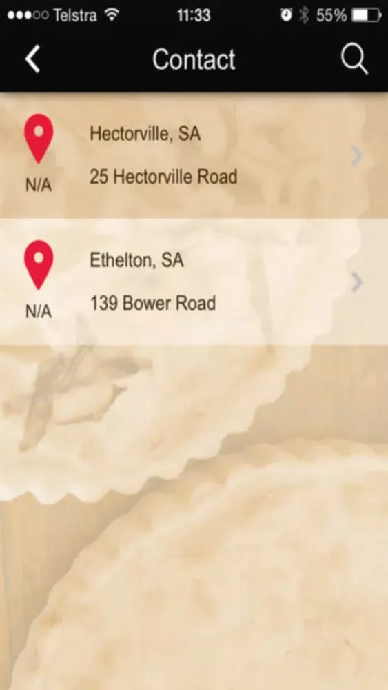 Screenshot di the red mill bakehouse