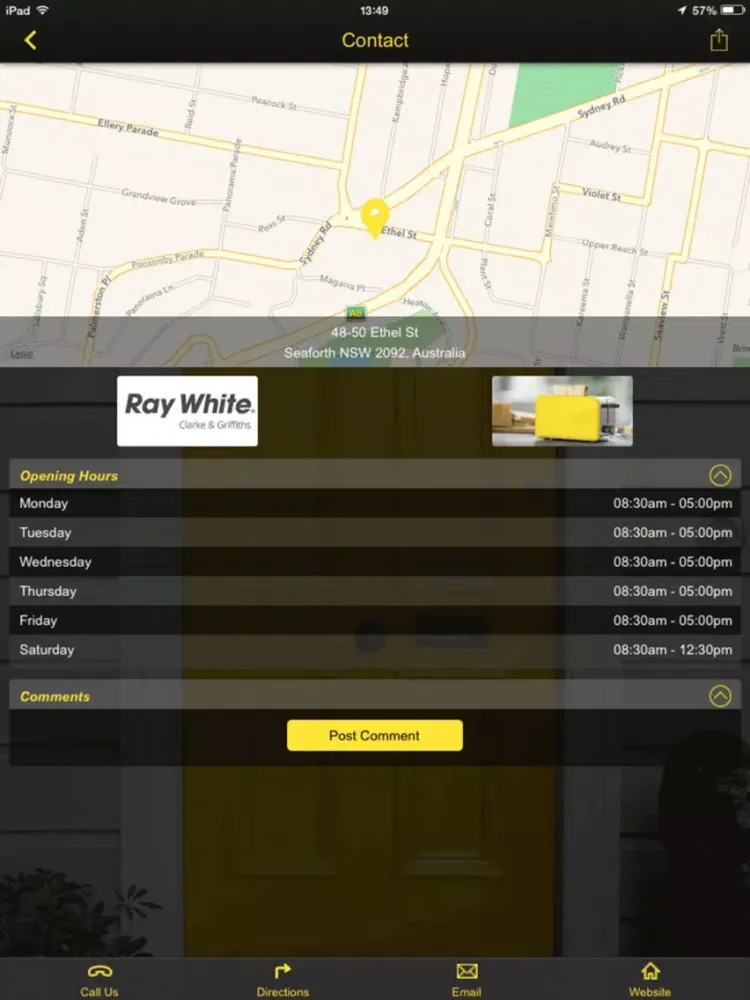 Ray White Clarke & Griffiths iPad 应用截图