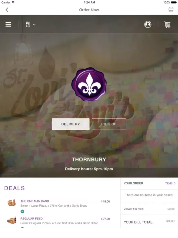 St Louis Pizza iPad  Ekran Görüntüleri