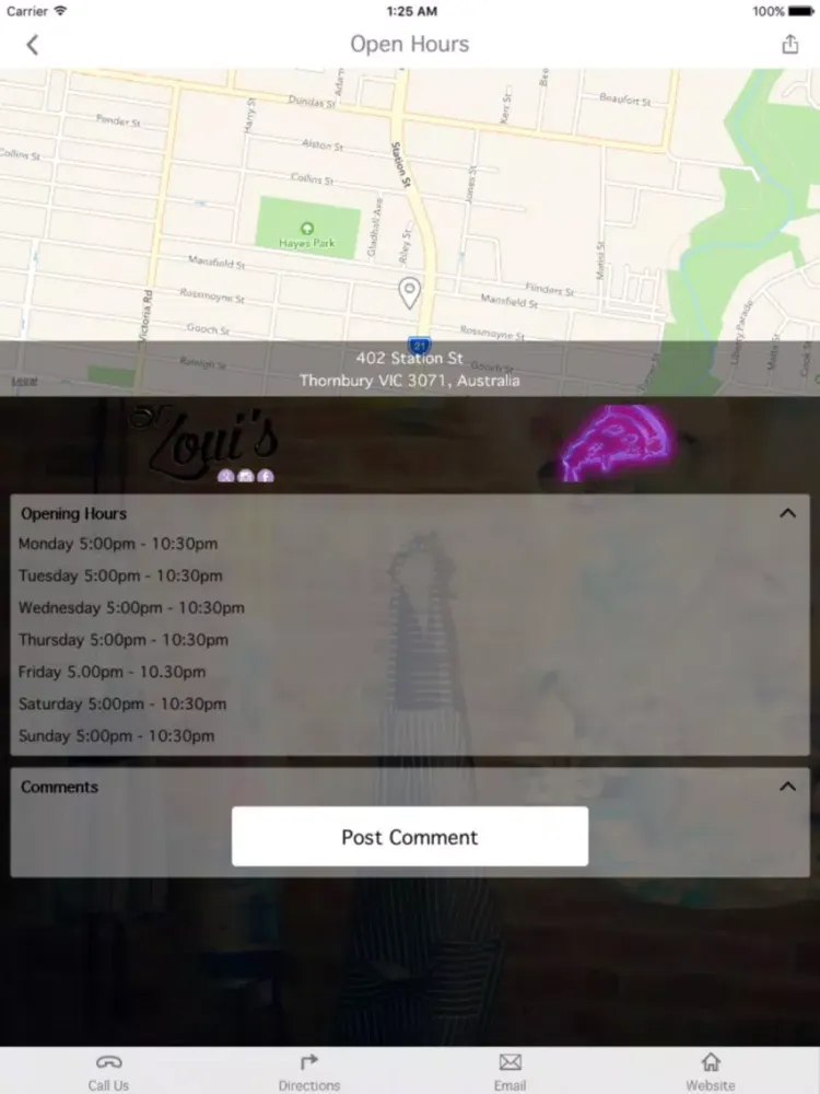 St Louis Pizza iPad  Ekran Görüntüleri