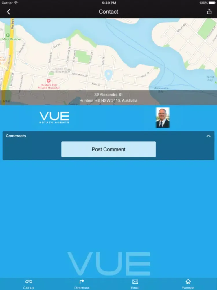 Vue Estate Agents iPad 应用截图