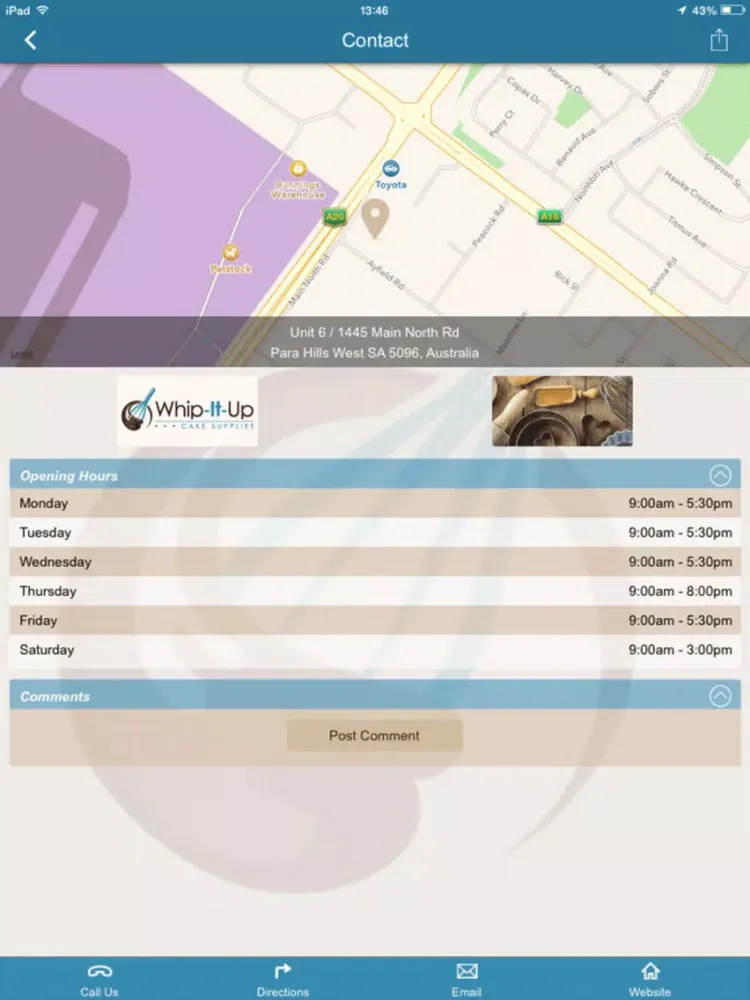ภาพหน้าจอของ Whip It Up Cake Supplies iPad 