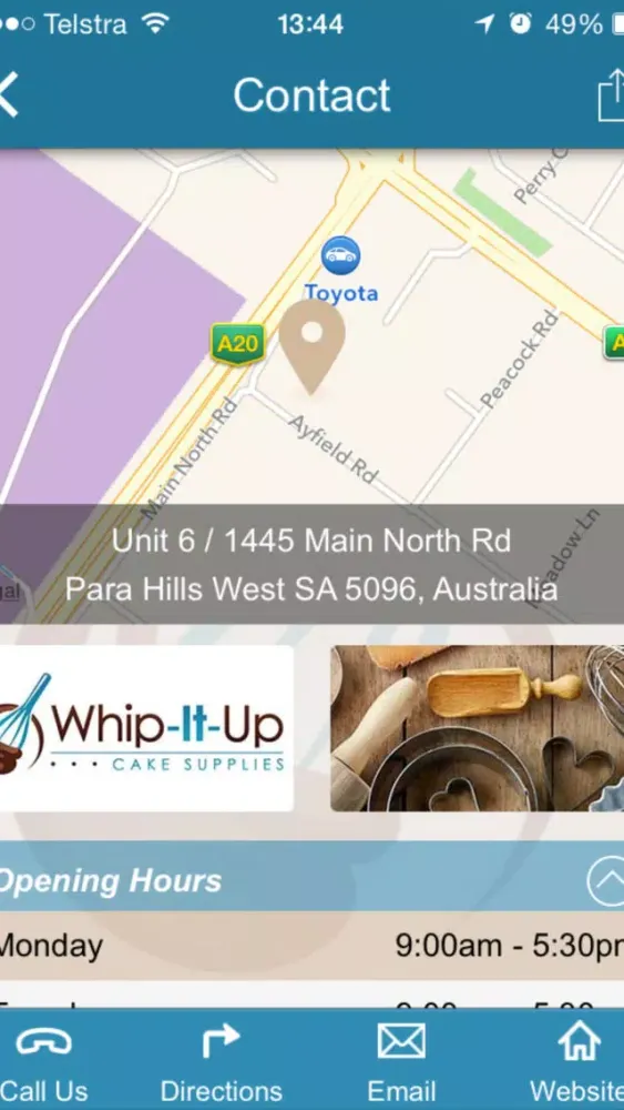 ภาพหน้าจอของ Whip It Up Cake Supplies