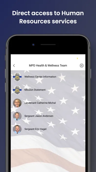 ภาพหน้าจอของ Minneapolis PD Wellness App