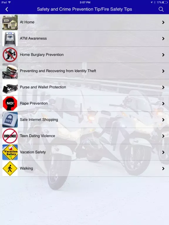 Ảnh chụp màn hình của Elk Grove PD Wellness App iPad 