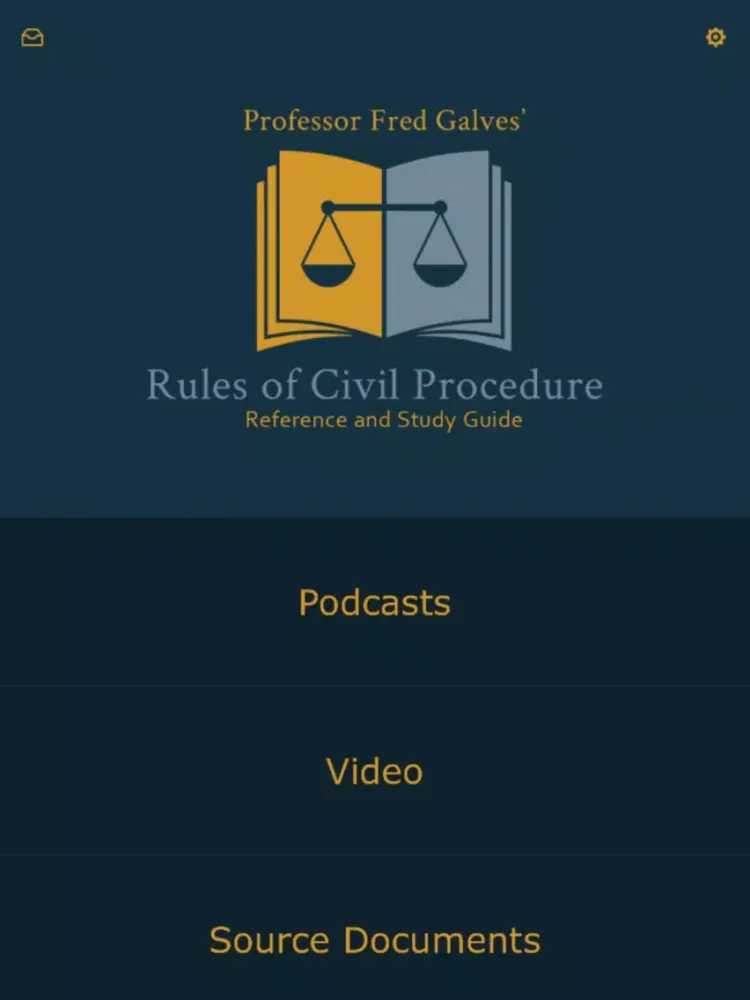 Rules of Civil Procedure iPad  Screenshots