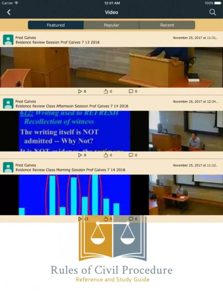 Rules of Civil Procedure iPad  Screenshots