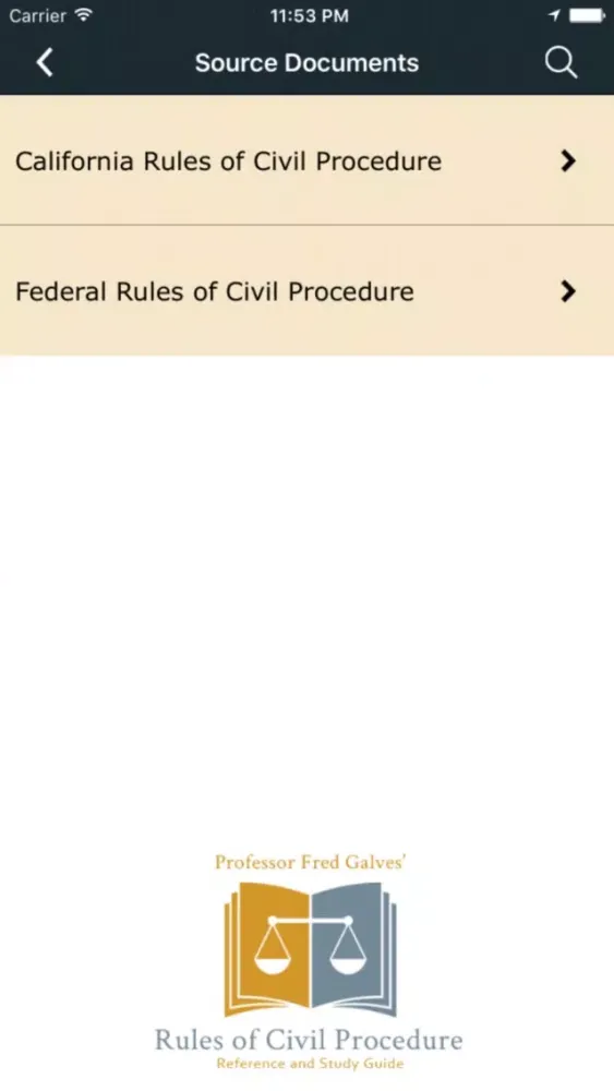 Rules of Civil Procedure Screenshots