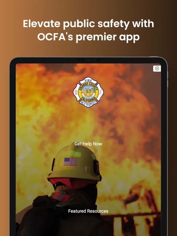 تصاویر Orange County Fire Authority iPad 