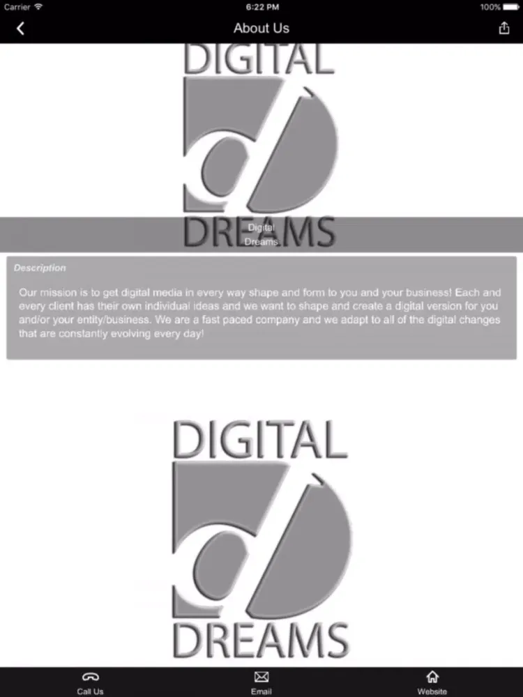 Capturas de pantalla de Digital Dreams. iPad 