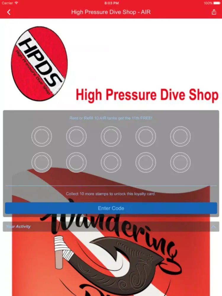 Wandering Diver iPad  Screenshots