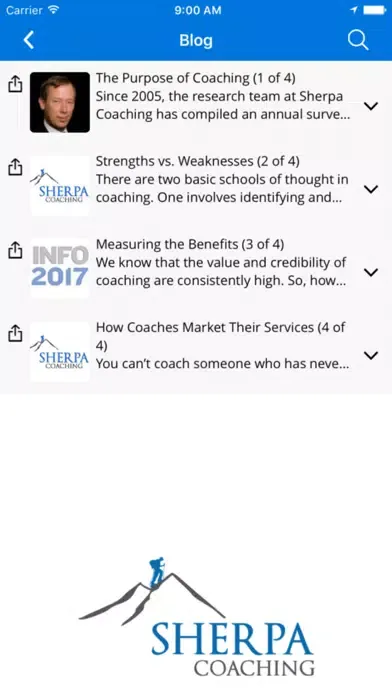 Sherpa Coaching You Lead應用截圖