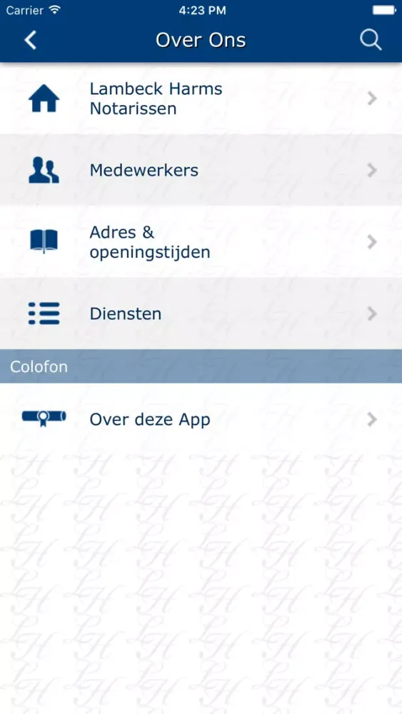Lambeck Harms Notarissen Screenshots
