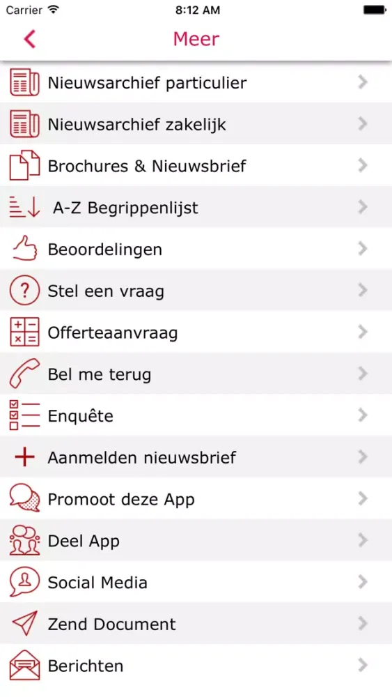 OMD Notarissen Screenshots