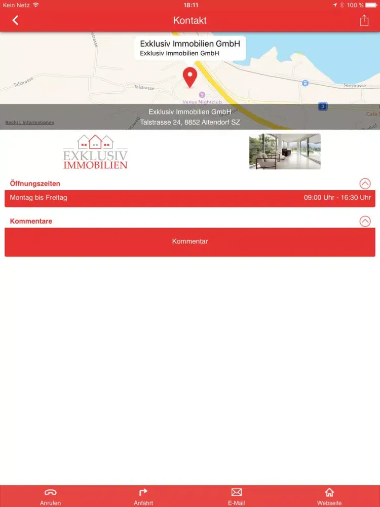 Exklusiv Immobilien GmbH iPad  Ekran Görüntüleri