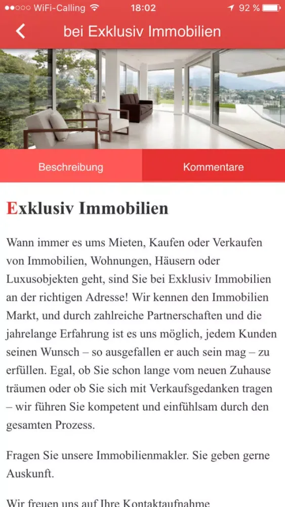 Exklusiv Immobilien GmbH Ekran Görüntüleri