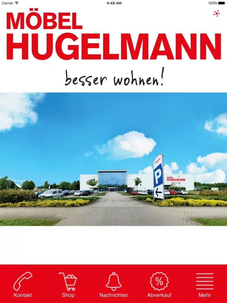 Möbel Hugelmann GmbH - Lahr iPad  스크린샷