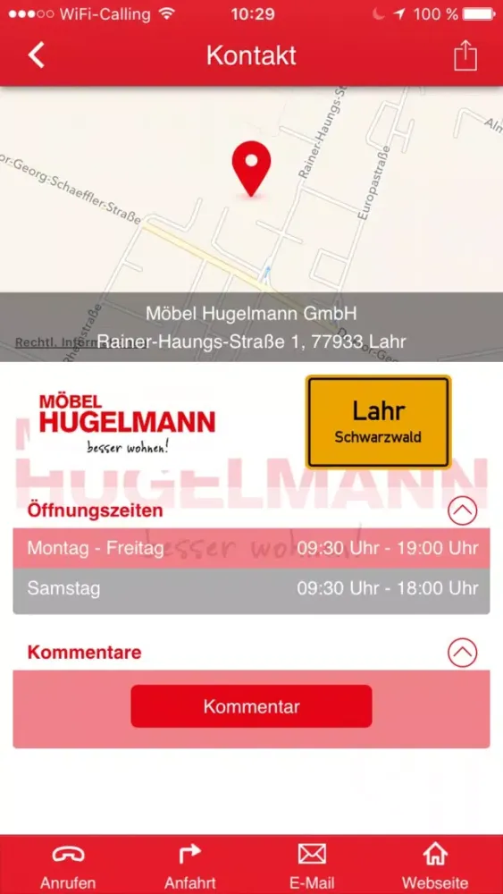 Möbel Hugelmann GmbH - Lahr 스크린샷