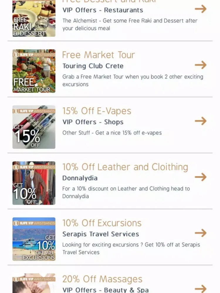 Capturas de pantalla de 1LifeVIP - CRETES BIGGEST VIP Saving Network iPad 