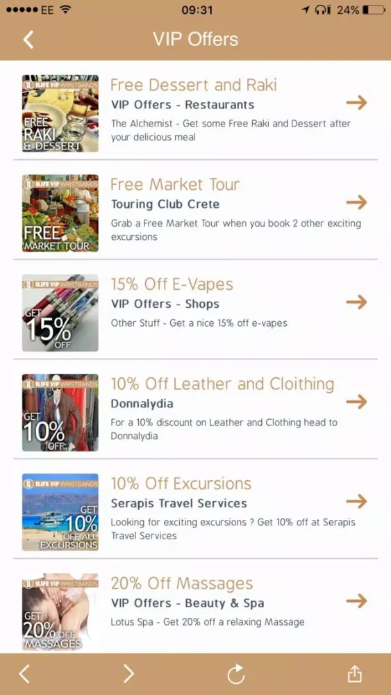 Capturas de pantalla de 1LifeVIP - CRETES BIGGEST VIP Saving Network