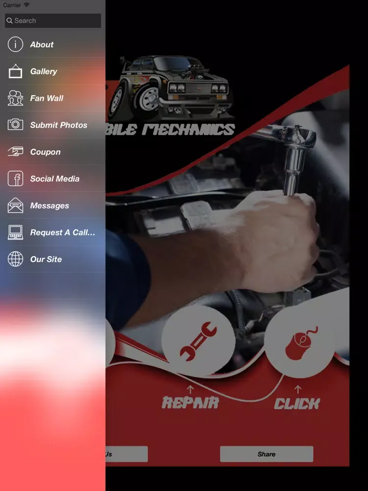 A1 Mobile Mechanic iPad  سکرین شاٹس