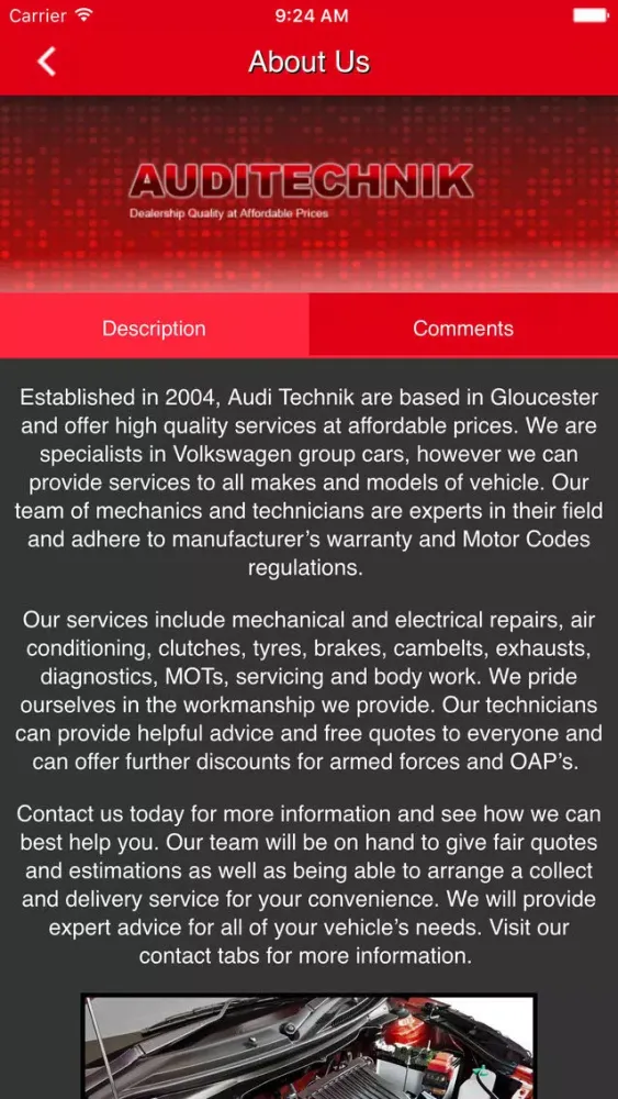 Audi Technik Ltd Screenshots
