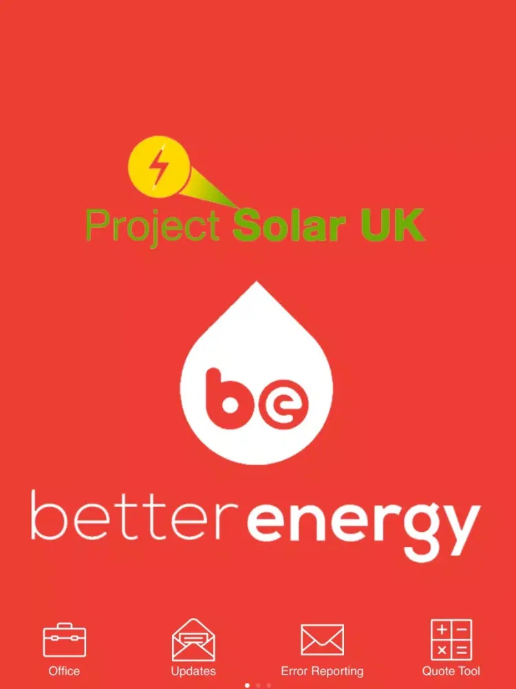Tangkapan layar Better Energy Survey Plan iPad 
