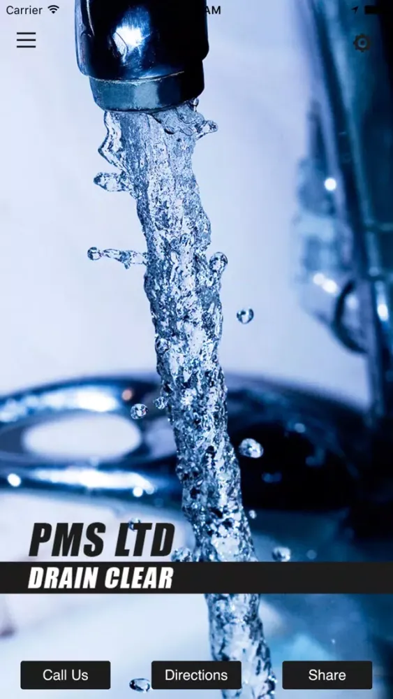 Tangkapan skrin PMS Ltd (Drain Clear)