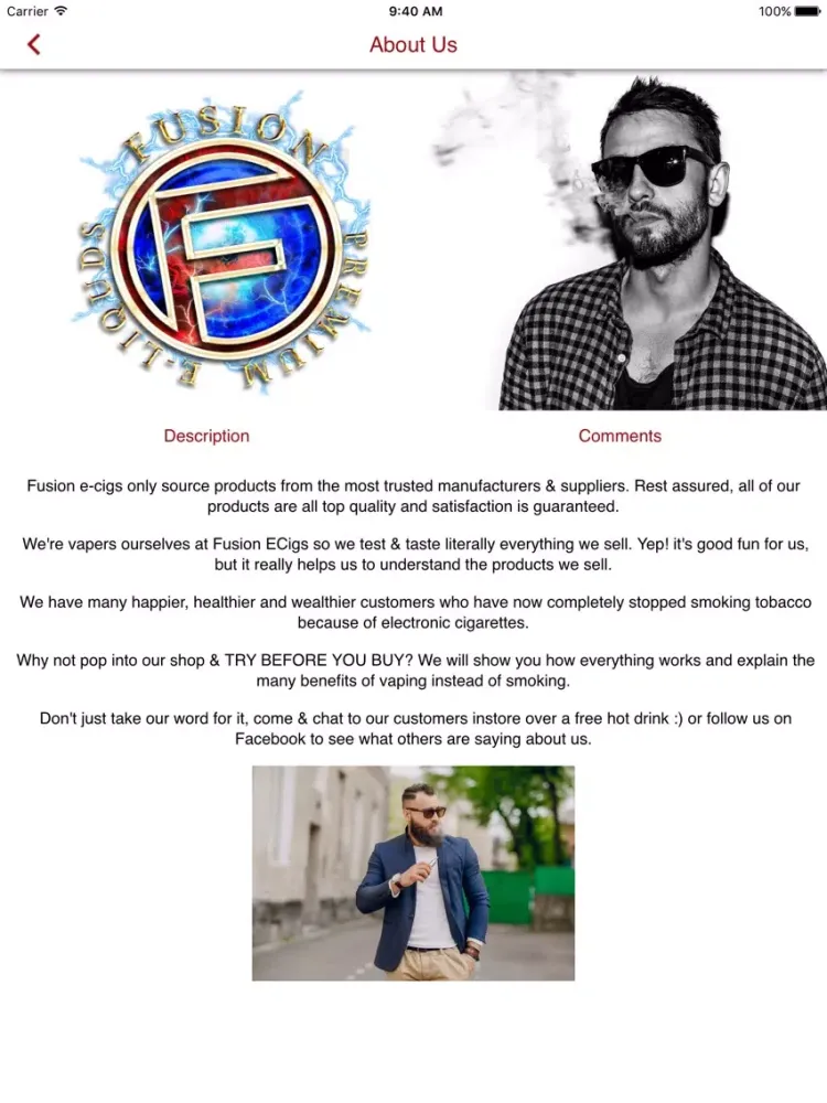 تصاویر Fusion ECigs iPad 