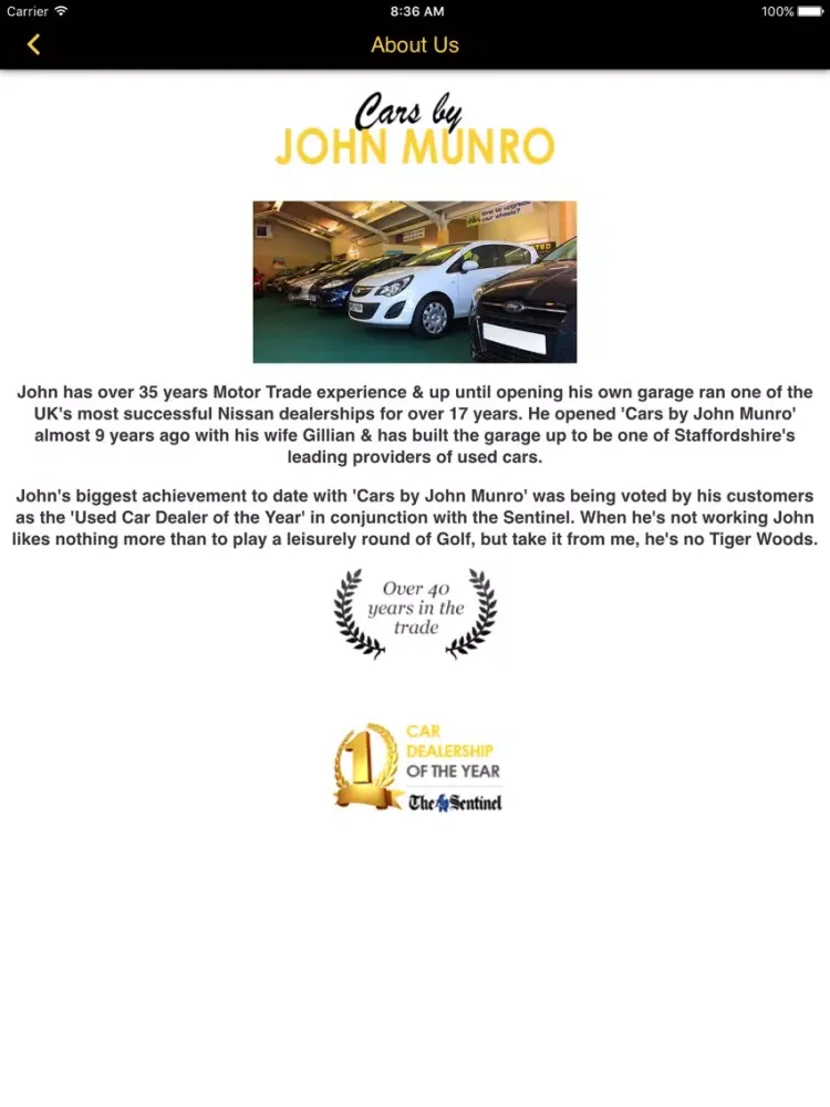 Cars By John Munro iPad  スクリーンショット