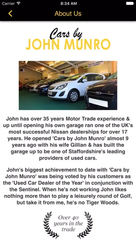 Cars By John Munro スクリーンショット