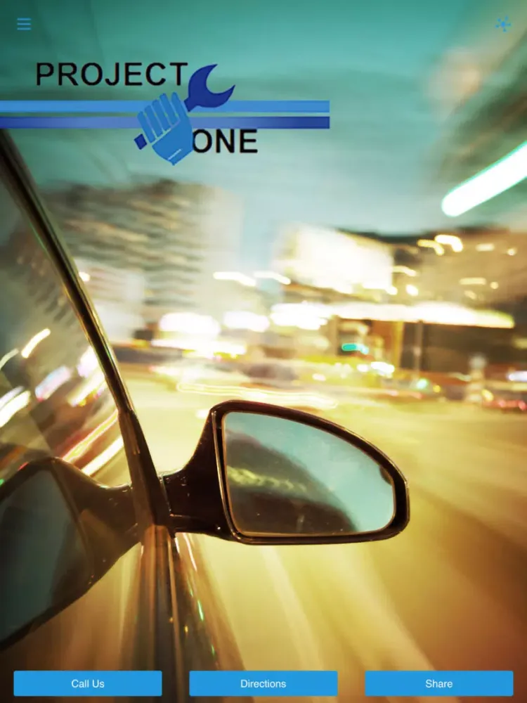 Ảnh chụp màn hình của Project One iPad 