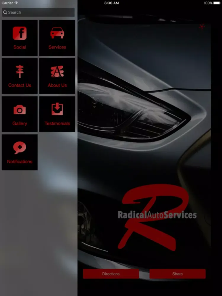 Radical Auto Services Ltd iPad  Screenshots