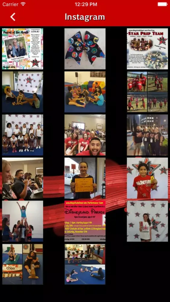 Tangkapan layar Magnitude Cheer