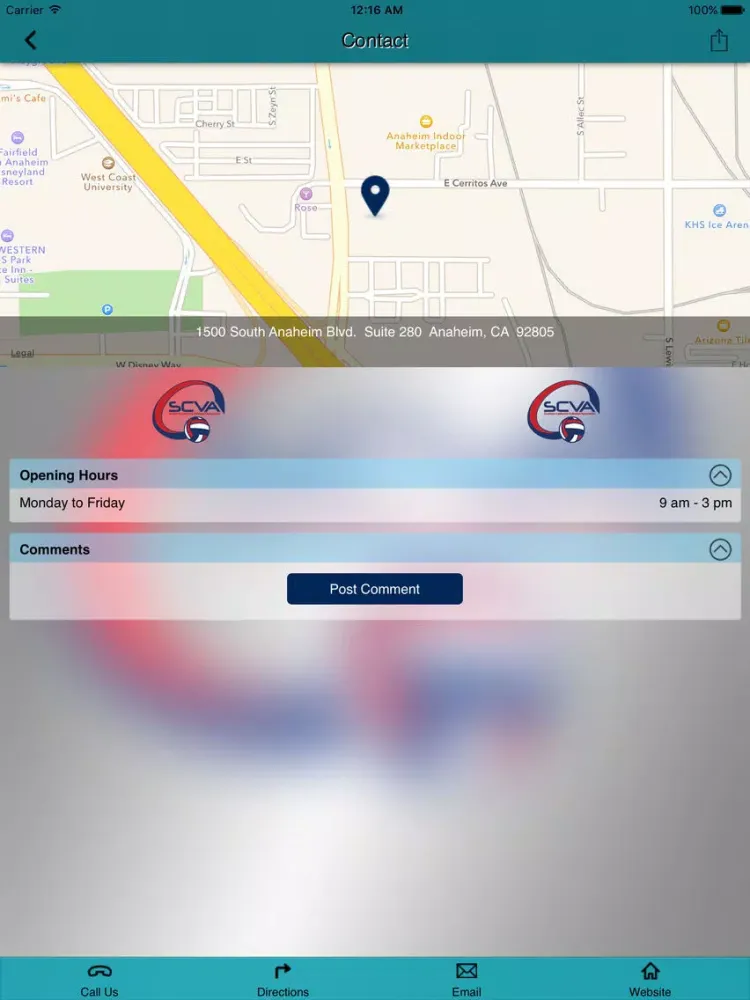 Zrzuty ekranu SCVA iPad 
