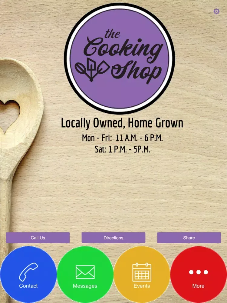 Tangkapan skrin The Cooking Shop iPad 