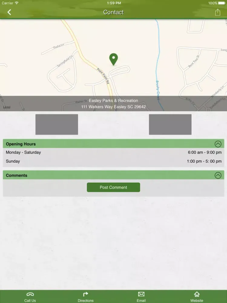 تصاویر Easley Parks and Recreation iPad 