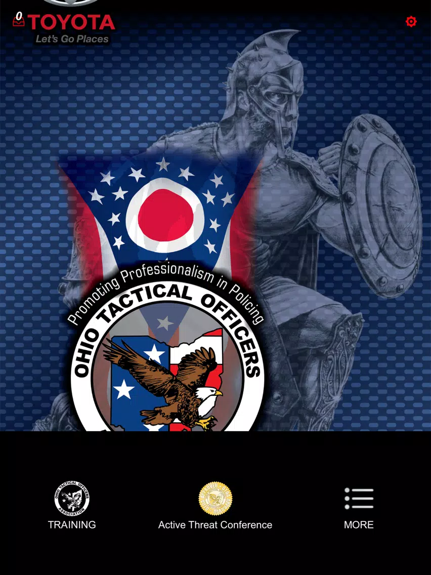 Tangkapan skrin Ohio Tactical Officers Assoc. iPad 