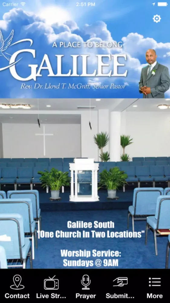 Capturas de tela do The Galilee App