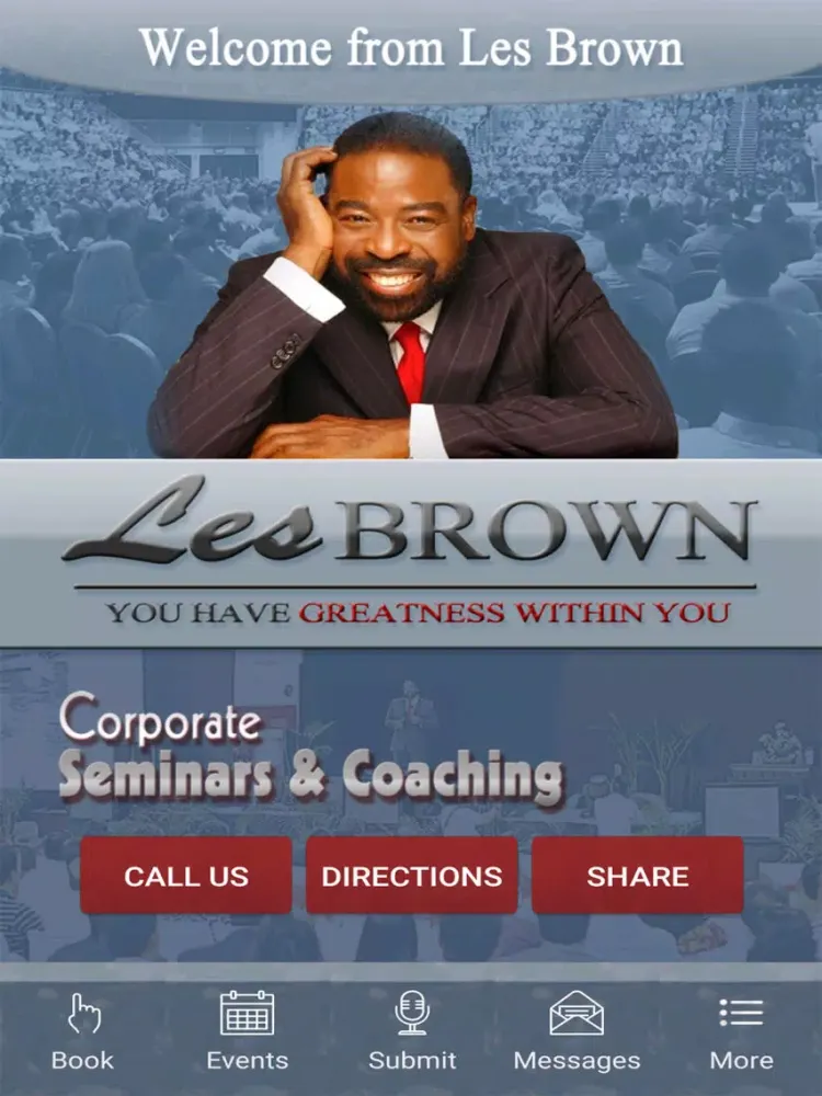 Скриншоты Les Brown The Master Motivator iPad 