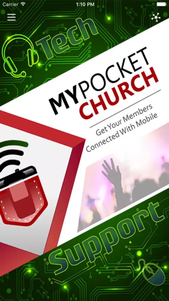 My Pocket Church Tech Support Screenshots