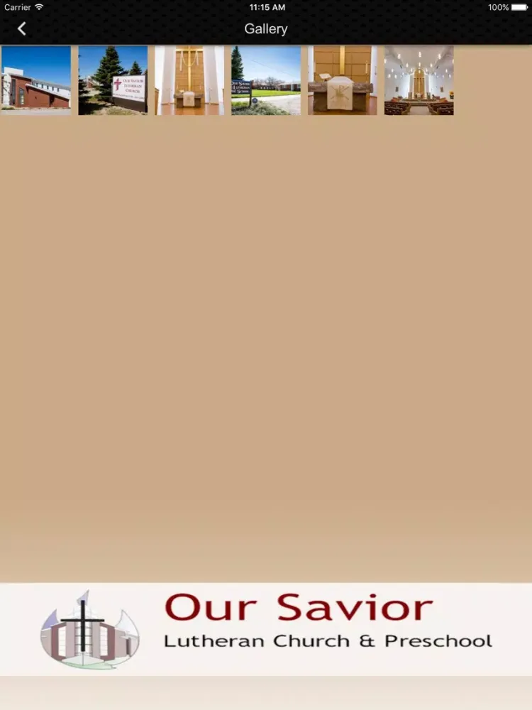 Our Savior Lutheran Church. iPad  سکرین شاٹس