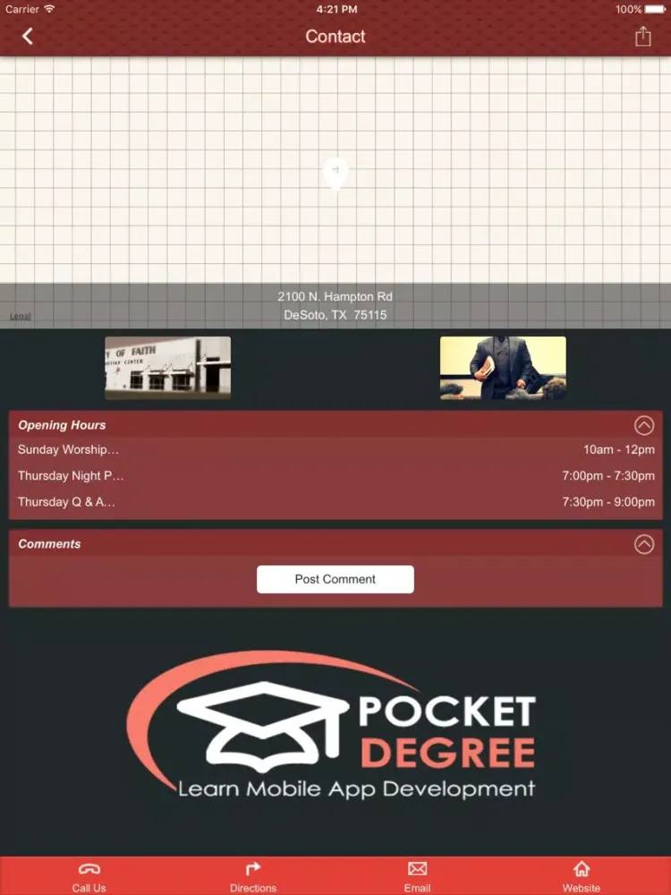 VALLEY OF FAITH CHRISTIAN CENTER iPad  Screenshots
