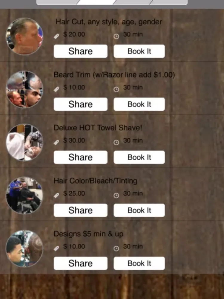 Bilbur’s Barber Spa iPad 應用截圖
