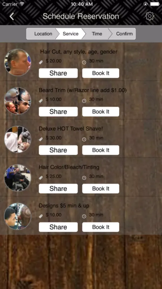 Bilbur’s Barber Spa應用截圖