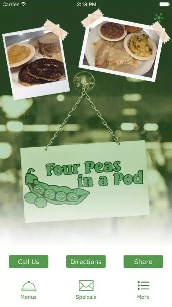 Tangkapan layar Four Peas in a Pod