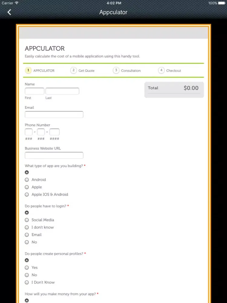appculator iPad  Screenshots