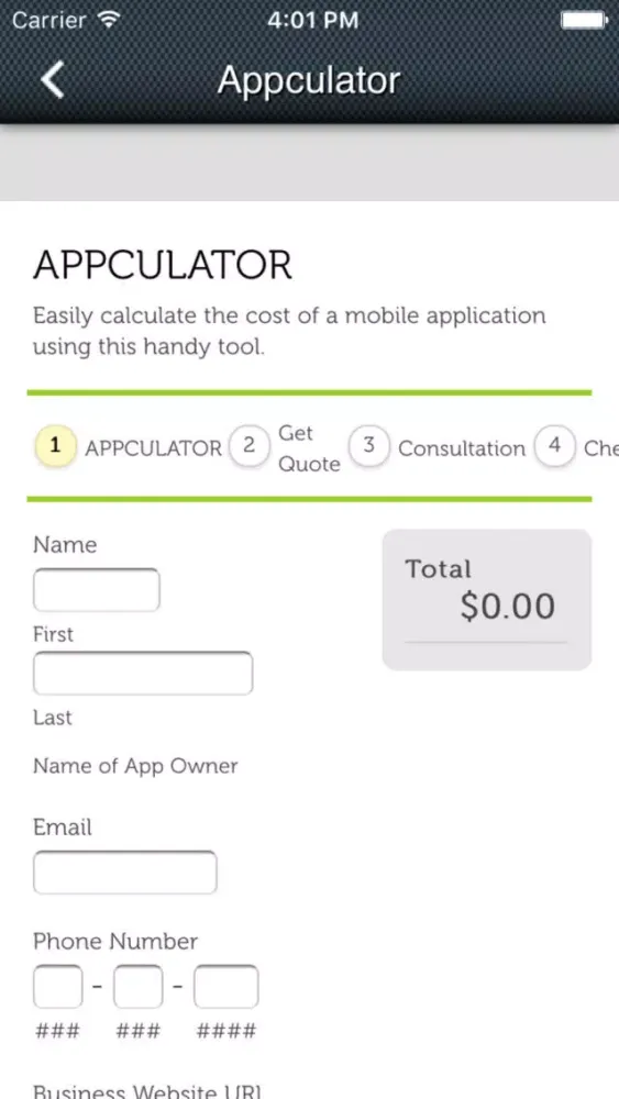 appculator Screenshots