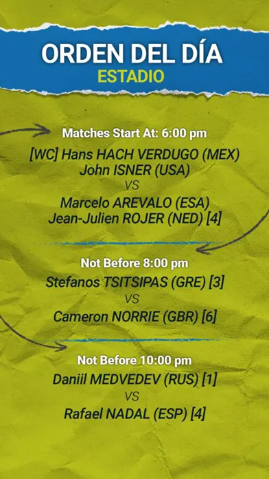 Capturas de pantalla de Abierto Mexicano de Tenis