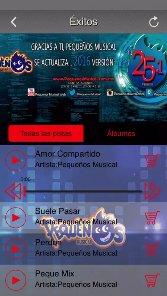 Pequeños Musical应用截图